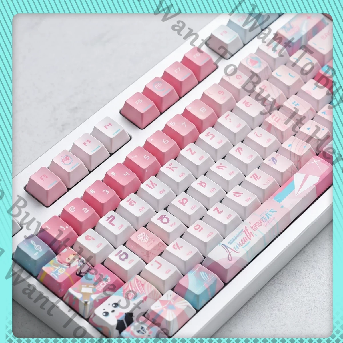 Cosplay Prop Kit - Wuthering Waves Aemeath Cosplay Anime Keyboard