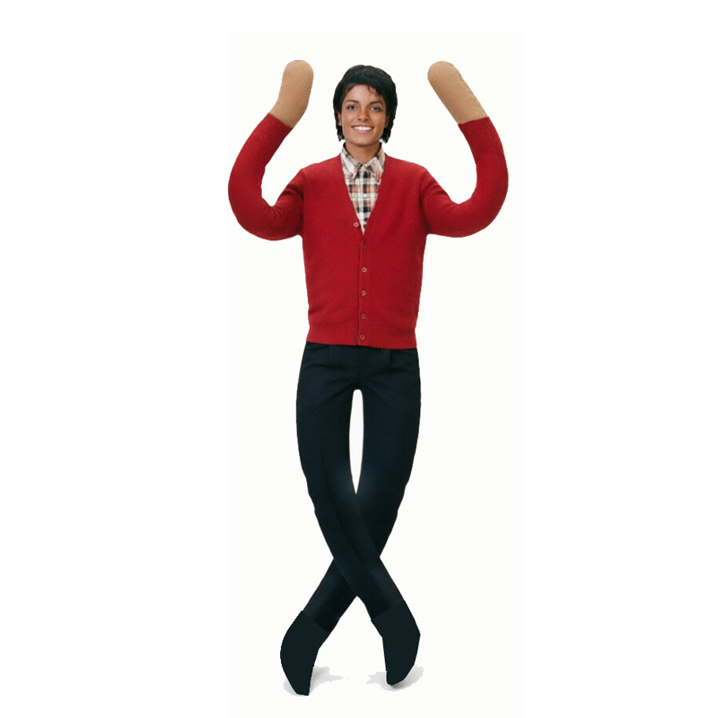 26CM Anime Michael Jackson Cos - Evoker Cosplay Prop review and price