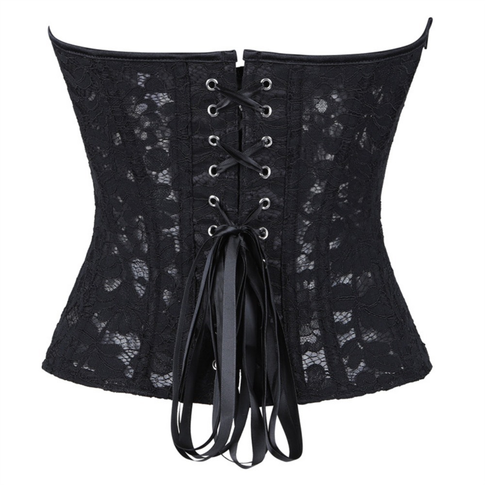 Sexy Mesh Corset Camisole Top  - Boning Corset Steel review and price