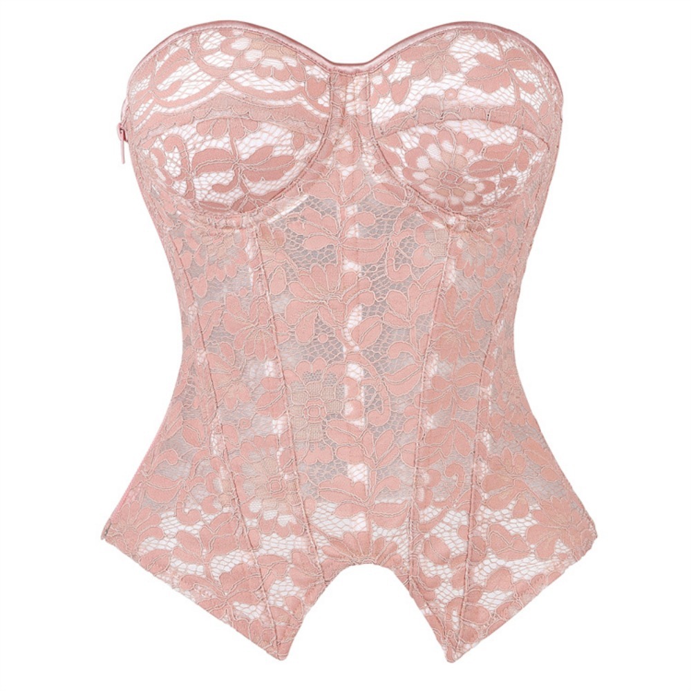 Sexy Mesh Corset Camisole Top  - Boning Corset Steel review and price