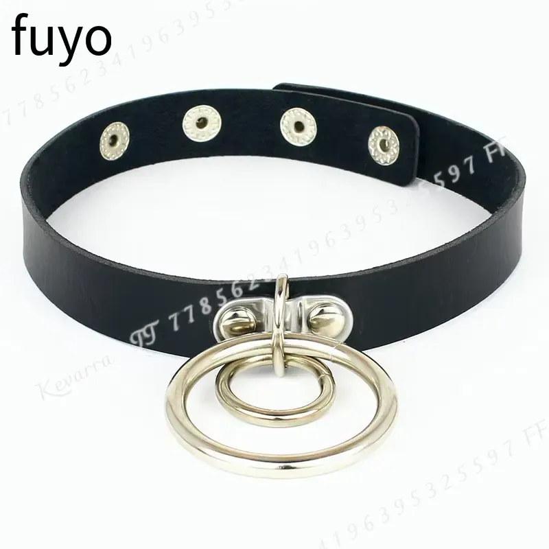 Sexy Punk Leather Choker Colla - Magnetic Clasp Cosplay review and price